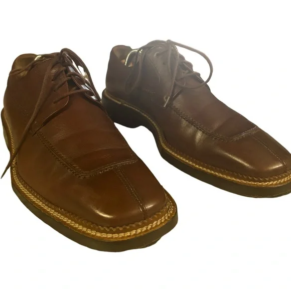 Bachrach Banderas Leather Outer & Lining Dress Oxford Handmade Shoes Sz 9.5 Bachrach Banderas Leather Outer & Lining Dress Oxford  main image 3